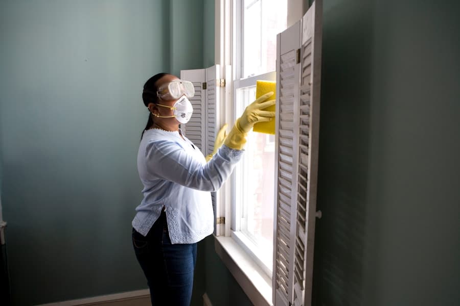 Professional pest control technician protecting a clean home